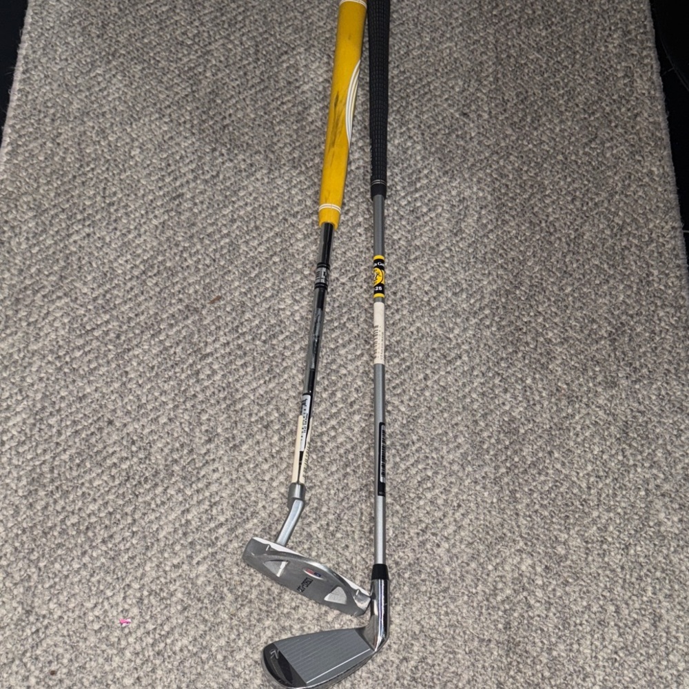 Kids Golf Club Set - Yellow and Silver